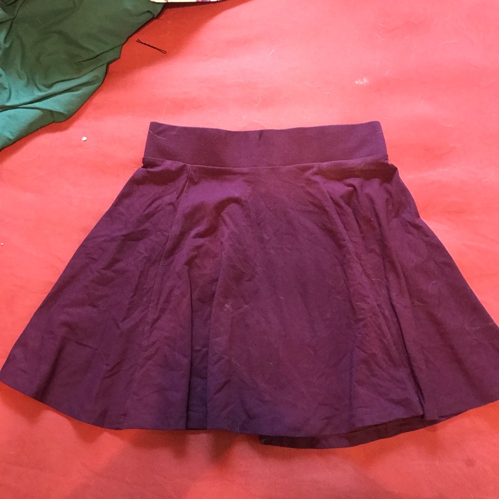 Purple Divided H&M skater skirt
